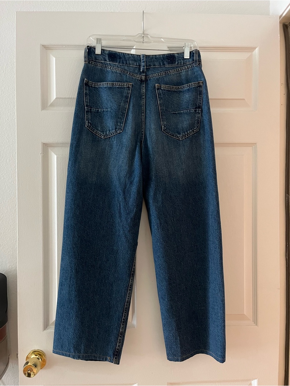 ASOS Design Barrel leg jeans- Dark Blue Wash- Size 4 - Picture 2 of 2